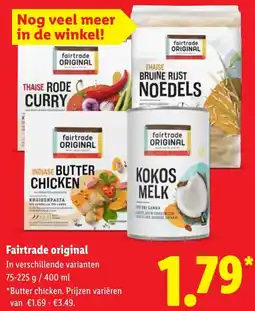 Lidl Fairtrade original aanbieding