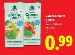 Lidl Van den Boom ijsthee aanbieding