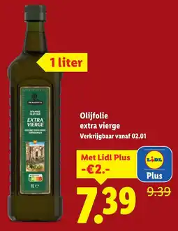 Lidl Olijfolie extra vierge aanbieding
