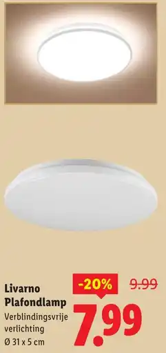 Lidl Livarno Plafondlamp aanbieding