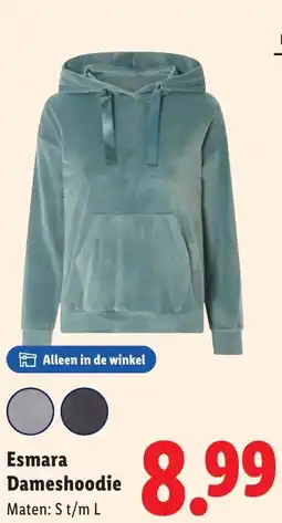Lidl Esmara Dameshoodie aanbieding