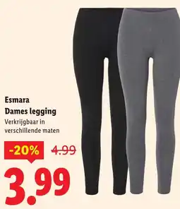 Lidl Esmara Dames legging aanbieding