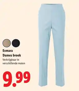 Lidl Esmara Dames broek aanbieding