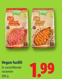 Lidl Vegan fusilli aanbieding