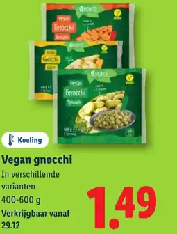 Lidl Vegan gnocchi aanbieding
