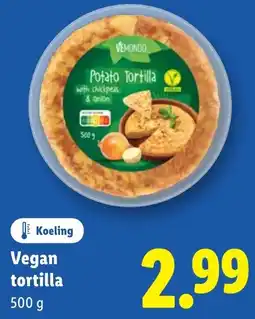 Lidl Vegan tortilla aanbieding
