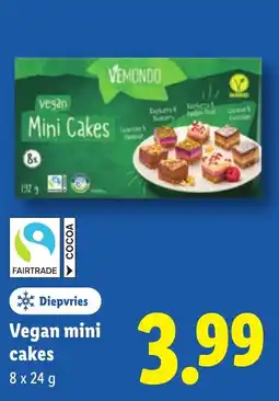 Lidl Vegan mini cakes aanbieding