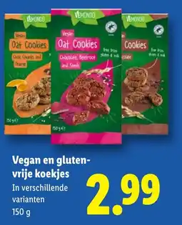 Lidl Vegan en glutenvrije koekjes aanbieding