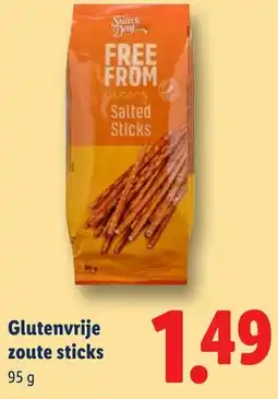 Lidl Glutenvrije zoute sticks aanbieding