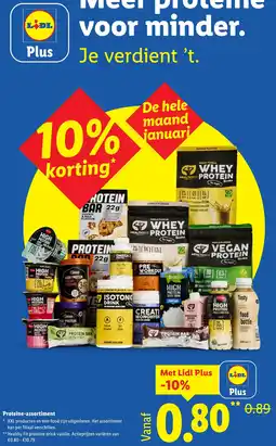 Lidl Proteïne-assortiment aanbieding