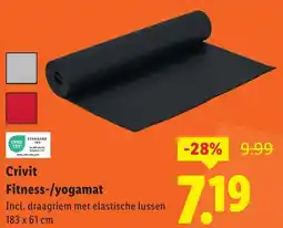 Lidl Crivit Fitness-/yogamat aanbieding