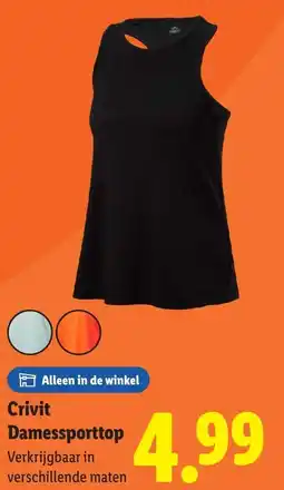 Lidl Crivit Damessporttop aanbieding