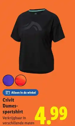 Lidl Crivit Dames-sportshirt aanbieding