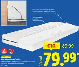 Lidl Koudschuimmatras Comfort aanbieding