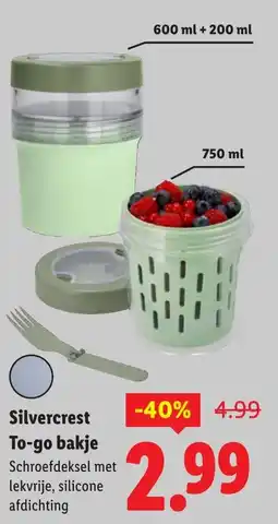 Lidl Silvercrest To-go aanbieding
