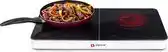 Bol.com Alpina 2-Pits Inductie Kookplaat - 2 Kookzones - Kinderslot - Digitaal display - 3500 Watt aanbieding