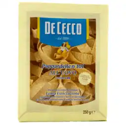 Dekamarkt De Cecco Pappardelle matassine all uovo aanbieding