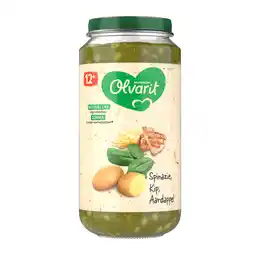 Dekamarkt Olvarit 12+ Maanden Spinazie Kip Aardappel aanbieding