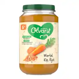 Dekamarkt Olvarit 6+ Maanden Wortel Kip Rijst aanbieding