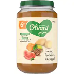 Dekamarkt Olvarit 6+ Maanden Tomaat Rund Aardappel Wortel aanbieding