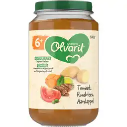 Dekamarkt Olvarit 6+ Maanden Tomaat Rund Aardappel Wortel aanbieding