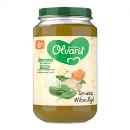 Dekamarkt Olvarit 6+ Maanden Spinazie Witvis Rijst aanbieding