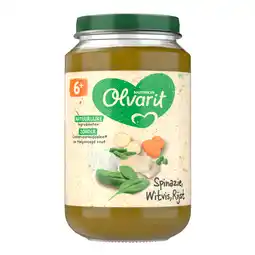 Dekamarkt Olvarit 6+ Maanden Spinazie Witvis Rijst aanbieding