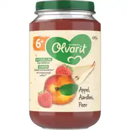 Dekamarkt Olvarit 6+ Maanden Appel Aardbei Peer aanbieding