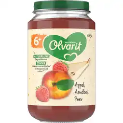 Dekamarkt Olvarit 6+ Maanden Appel Aardbei Peer aanbieding