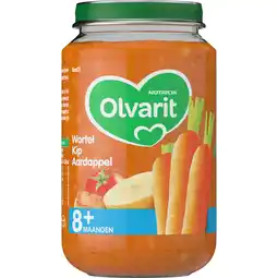 Dekamarkt Olvarit Maaltijdpotje 8+ maanden wortel-kip-aardappel aanbieding