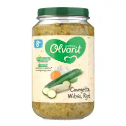 Dekamarkt Olvarit 8+ Maanden Courgette Witvis Rijst aanbieding