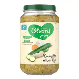 Dekamarkt Olvarit 8+ Maanden Courgette Witvis Rijst aanbieding
