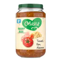 Dekamarkt Olvarit 8+ Maanden Tomaat Ham Macaroni aanbieding