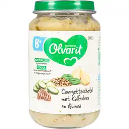 Dekamarkt Olvarit 08m17 courgette-kalfsvlees-quinoa aanbieding