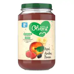 Dekamarkt Olvarit 8+ Maanden Appel Aardbei Banaan aanbieding