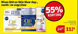 Kruidvat Nivea Q10 en Skin Glow dag, nacht en oogcrème aanbieding