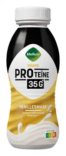PLUS Melkan high protein shake vanille aanbieding