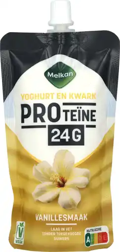 PLUS Melkan Protein pouch vanille aanbieding