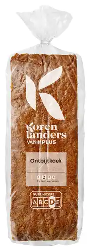 PLUS PLUS Korenlanders Bakkers ontbijtkoek naturel aanbieding