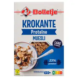 PLUS Bolletje Krokante Muesli Protein aanbieding