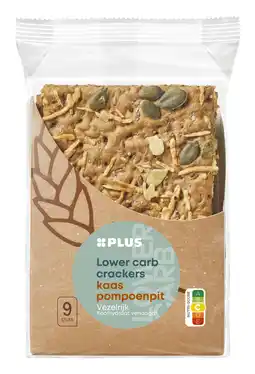 PLUS PLUS Lower carb cracker pompoen 7st aanbieding