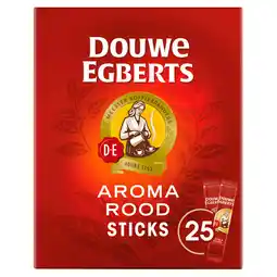 PLUS Douwe Egberts Aroma rood oploskoffie sticks aanbieding