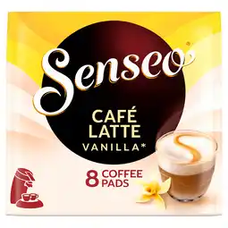 PLUS Senseo Café latte vanilla koffiepads aanbieding