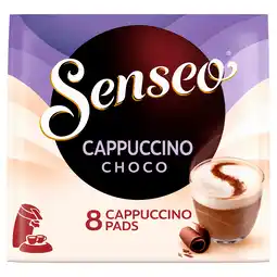 PLUS Senseo Cappuccino choco koffiepads aanbieding
