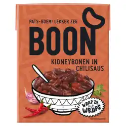 PLUS BOON Kidneybonen in chilisaus aanbieding