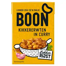 PLUS BOON Kikkererwten in curry - mini aanbieding