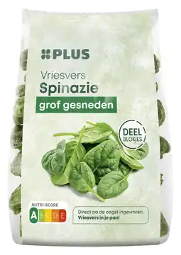 PLUS PLUS Gesneden bladspinazie aanbieding