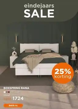 TotaalBED Boxspring Rana aanbieding