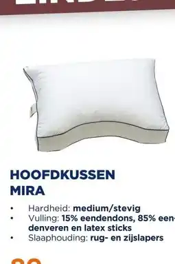 TotaalBED Hoofdkussen Mira | Dons & Latex aanbieding