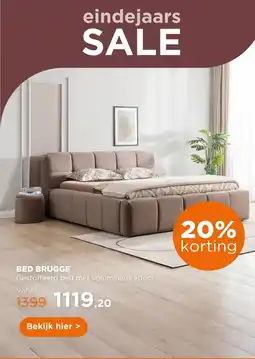 TotaalBED Bed Brugge | 140 x 200 cm | Cyber 676, lever aanbieding